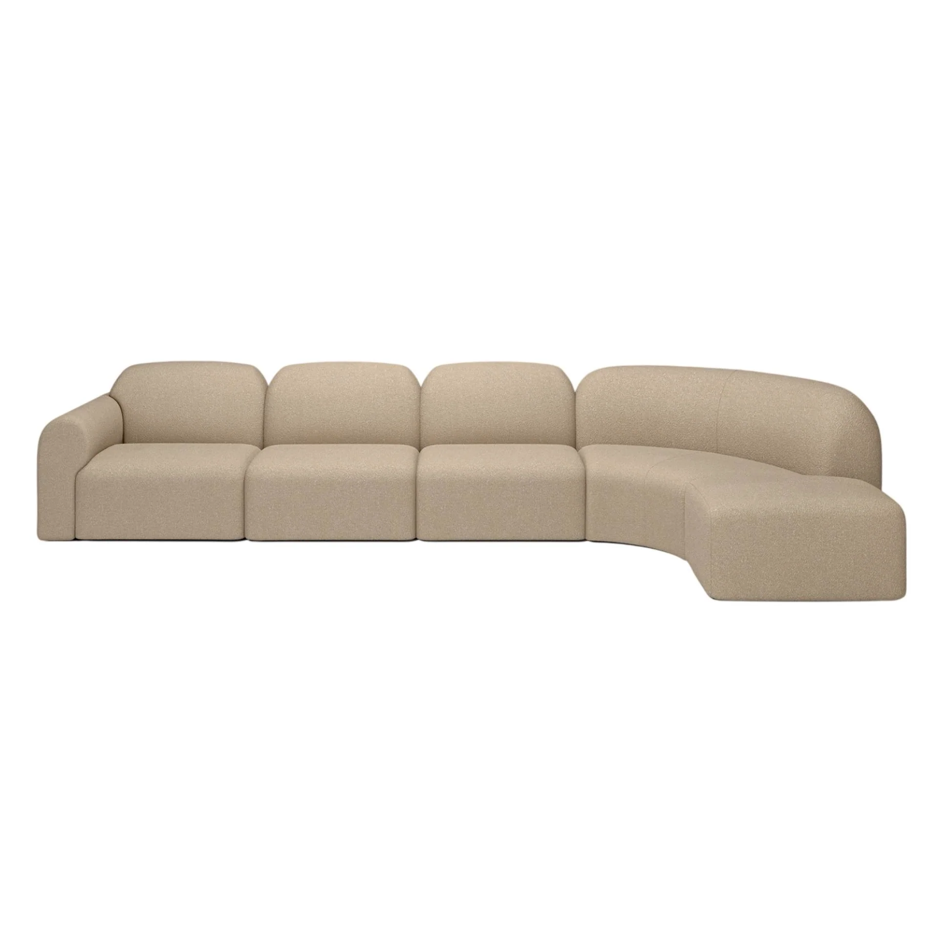 Bulky Footstool - Almond - Image 8