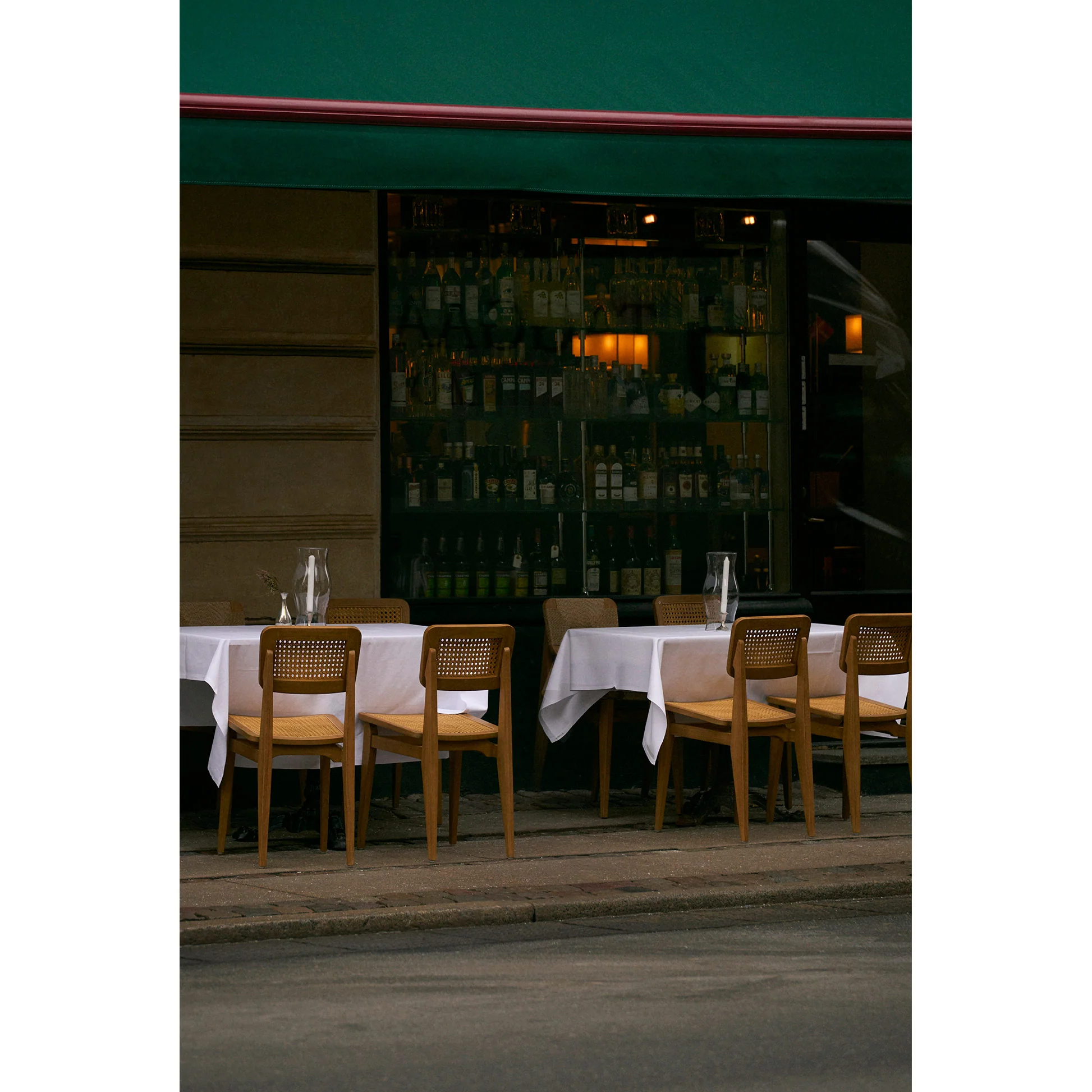 C-Chair Outdoor Dining Chair - French Cane - Image 14