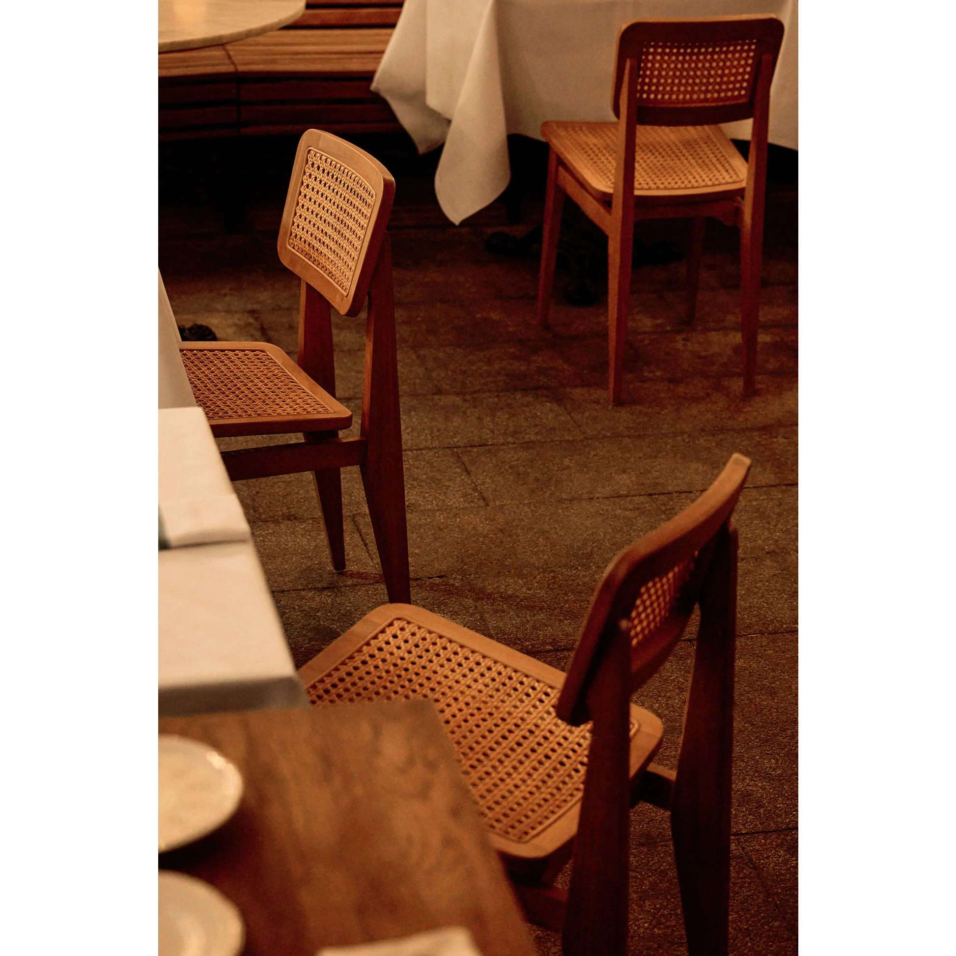 C-Chair Outdoor Dining Chair - French Cane - Image 20