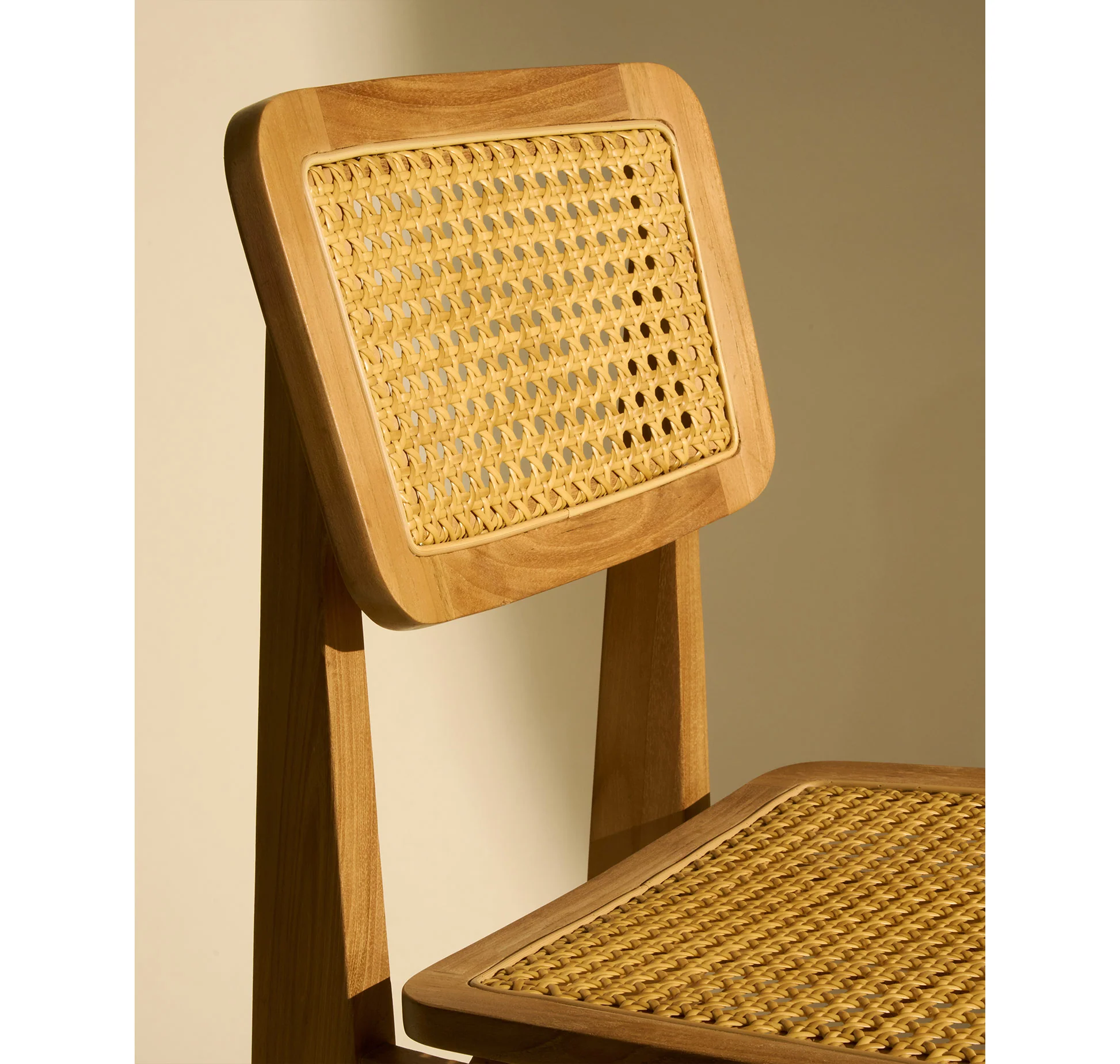 C-Chair Outdoor Dining Chair - French Cane - Image 5