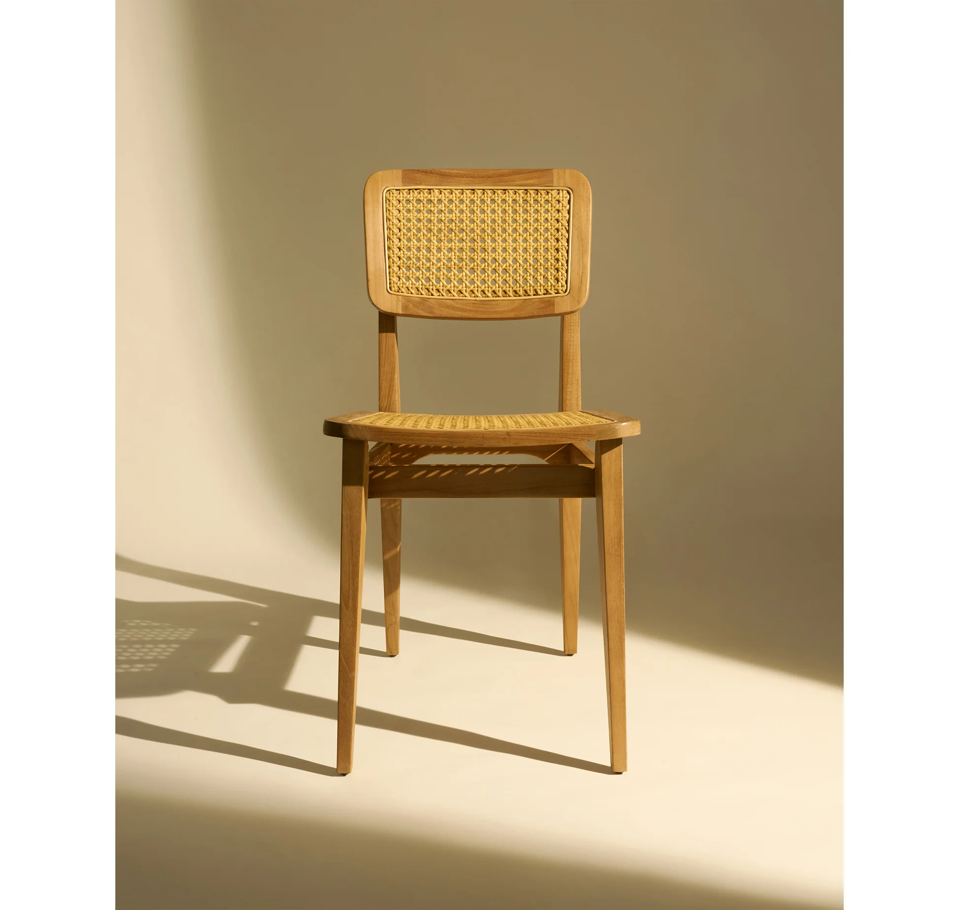 C-Chair Outdoor Dining Chair - French Cane - Image 6