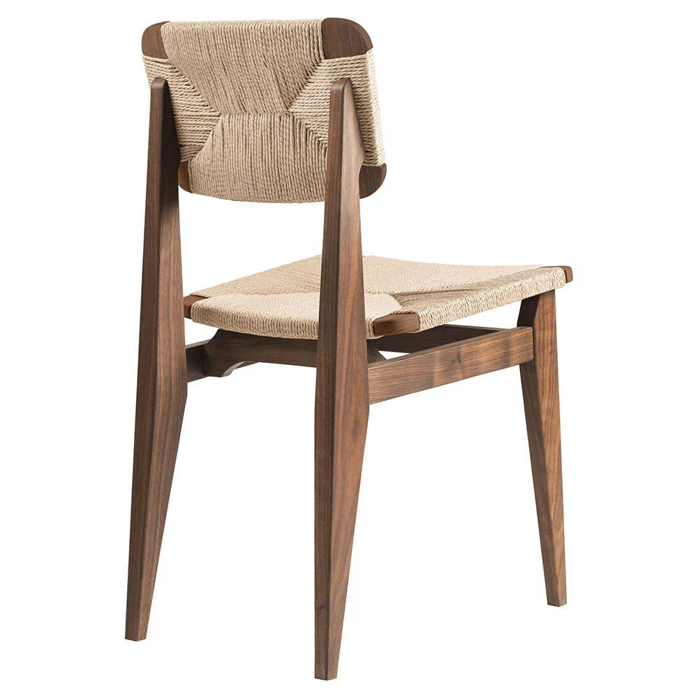C-Chair Unupholstered Dining Chair - Paper Cord, American Walnut Oiled - Image 2