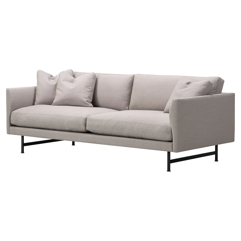 Calmo 80 2 Seater Sofa - Metal Base - Image 2