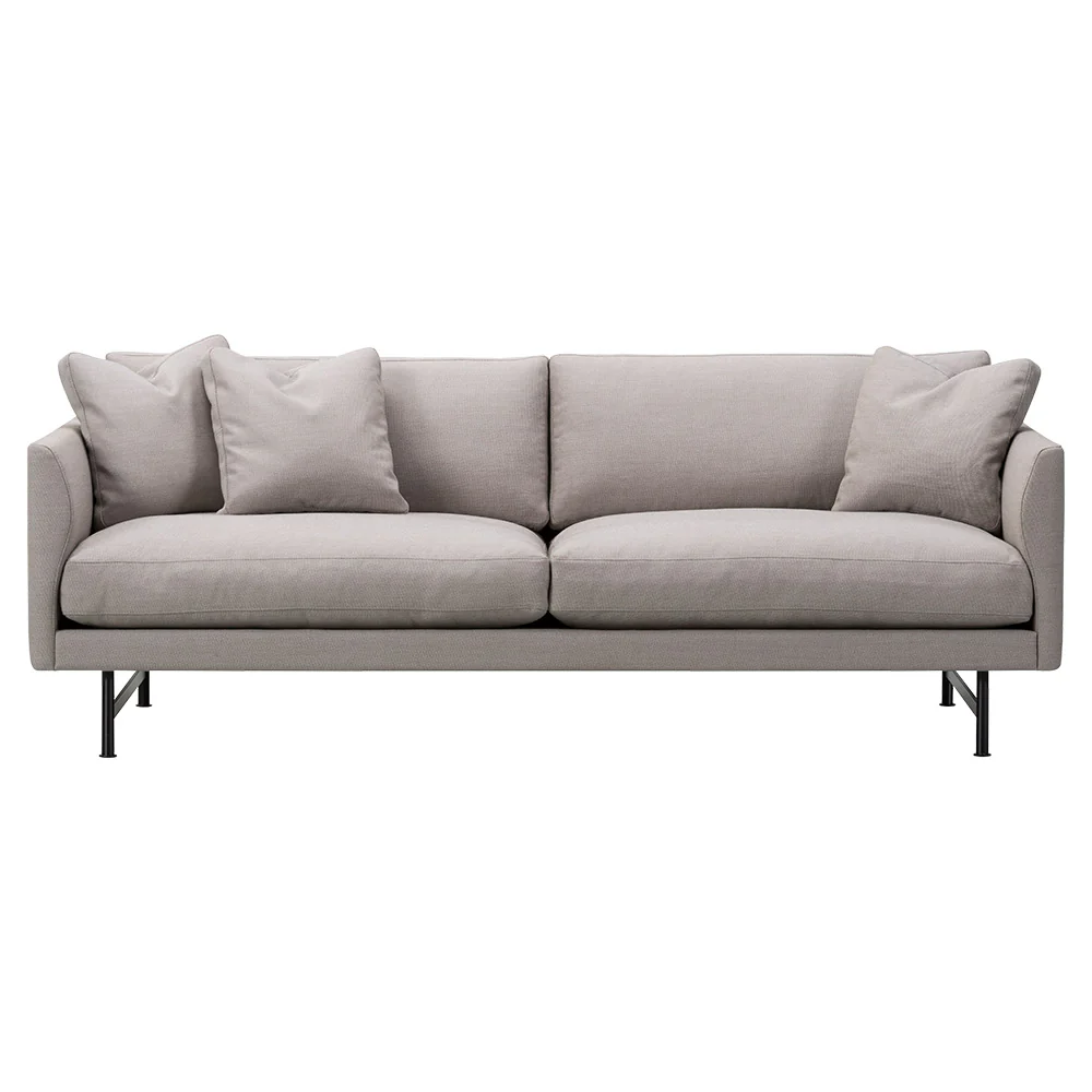 Calmo 80 2 Seater Sofa - Metal Base