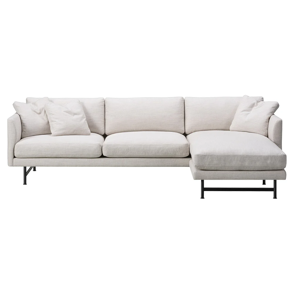 Calmo 80 3 Seater Sectional - Metal Base