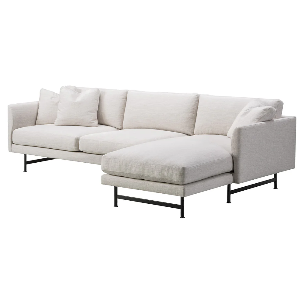 Calmo 80 3 Seater Sectional - Metal Base - Image 2