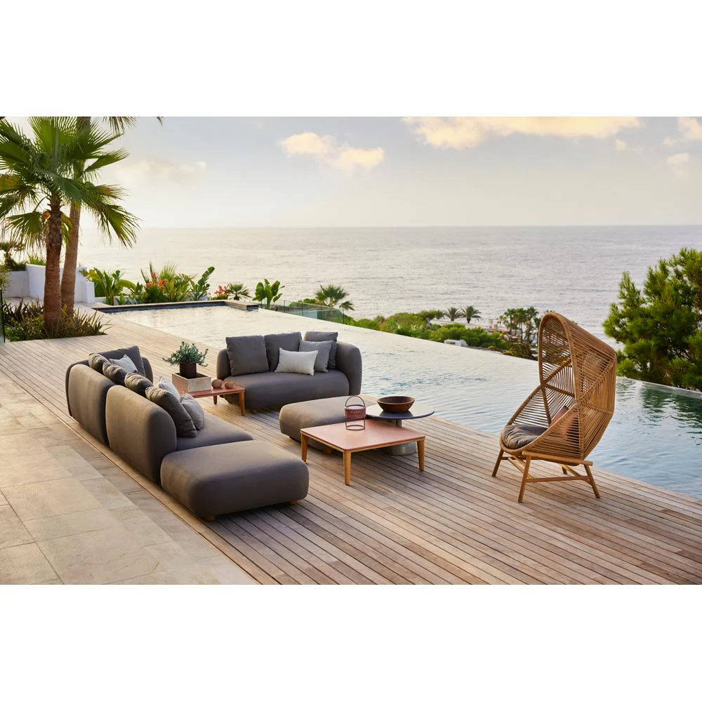Capture Outdoor 2 Seater Sofa - Left Module, Taupe - Image 3