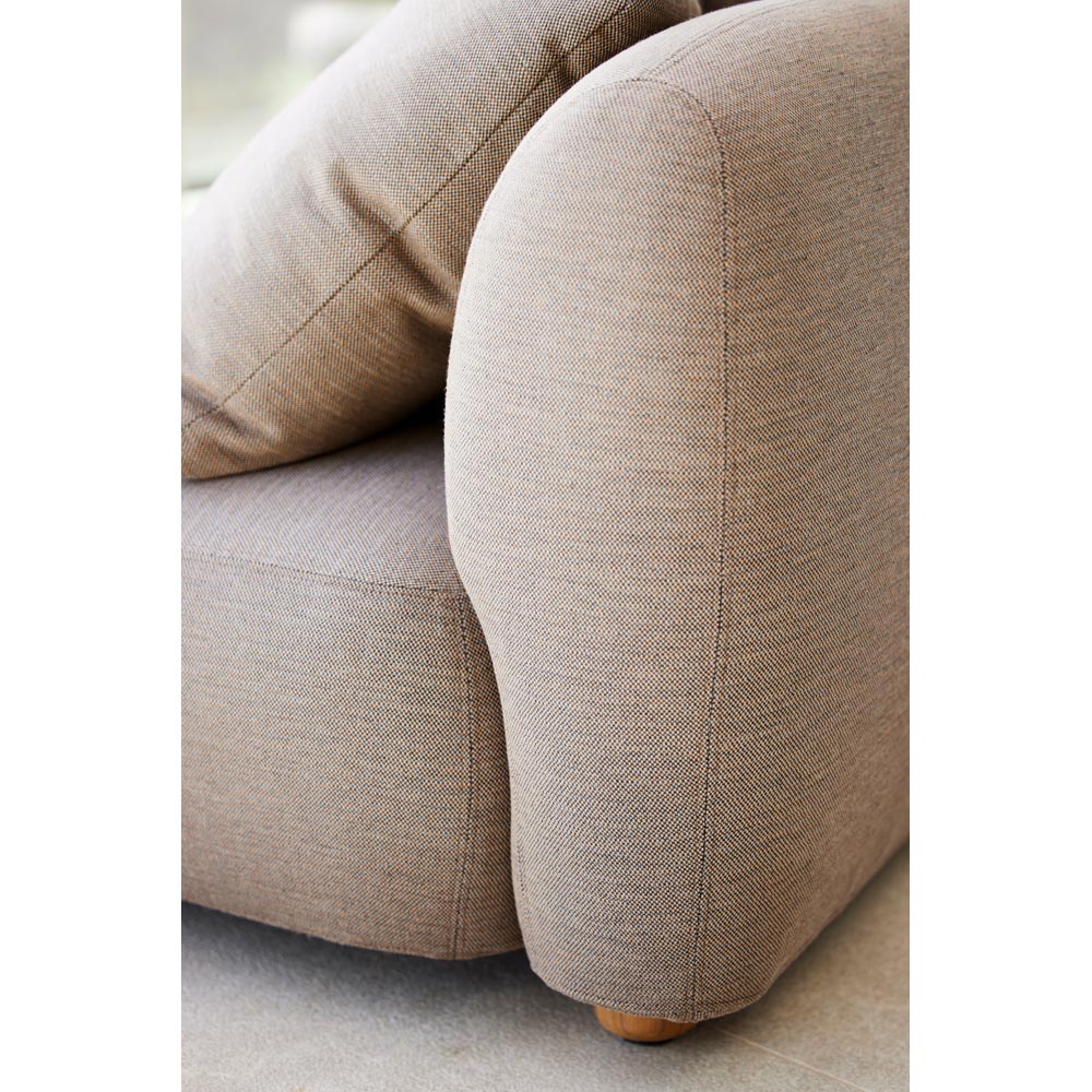 Capture Outdoor 2 Seater Sofa Module, Light Gray - Image 2