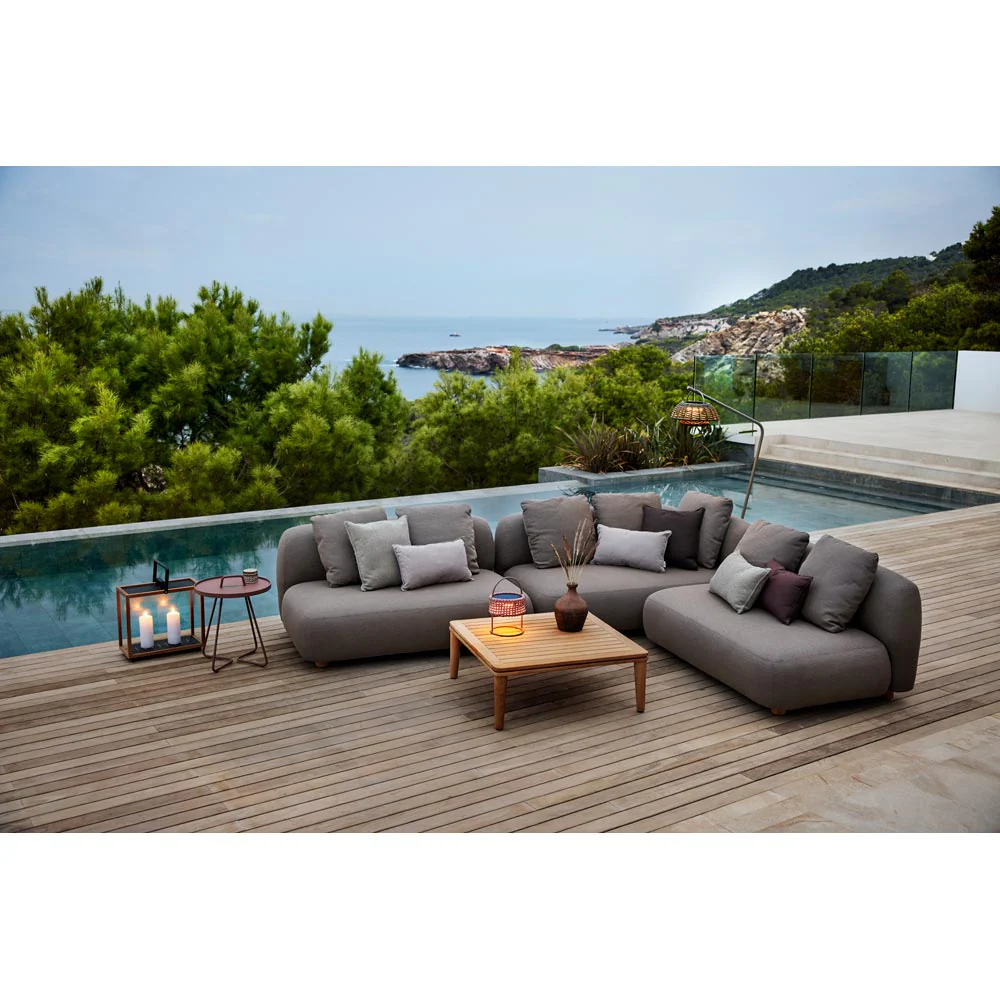 Capture Outdoor 2 Seater Sofa Module, Light Gray - Image 5