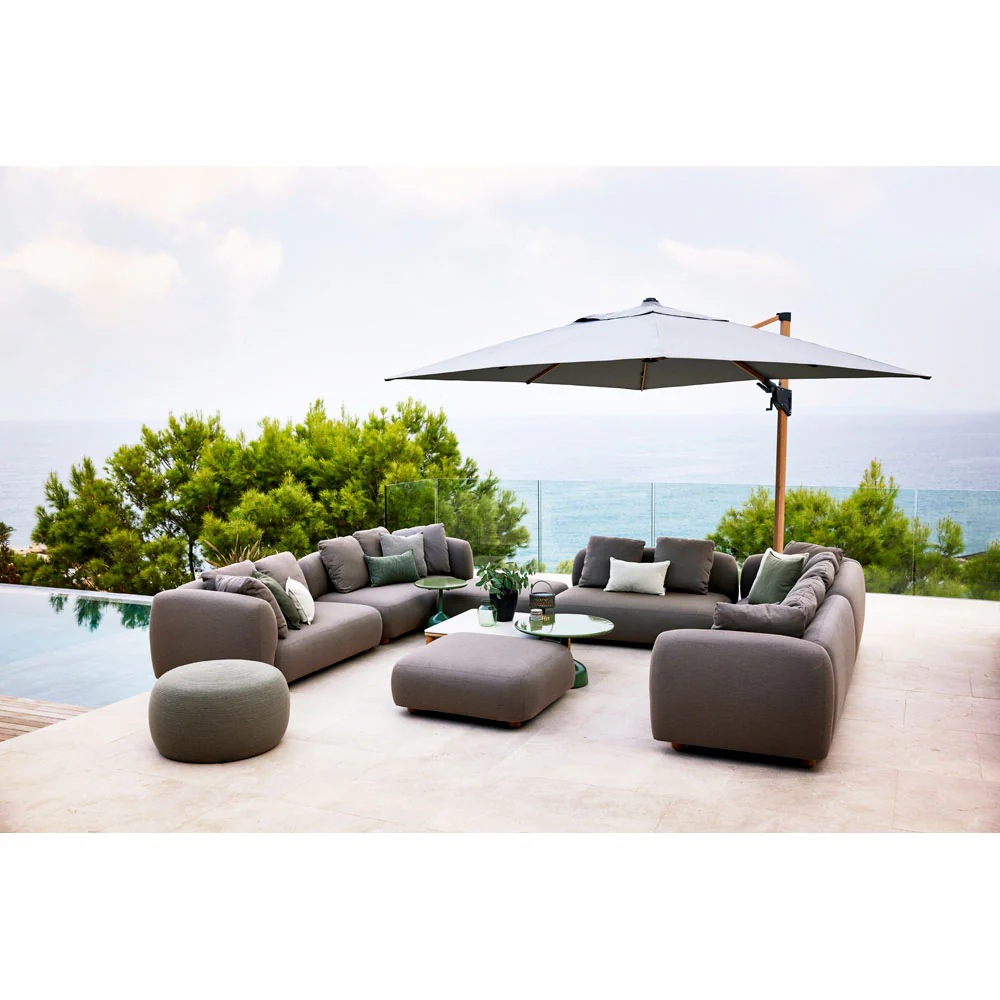 Capture Outdoor 2 Seater Sofa Module, Light Gray - Image 6