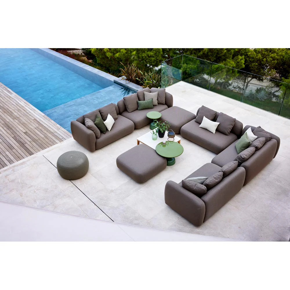 Capture Outdoor 2 X 2 Seater Sofa - Light Gray - Image 5