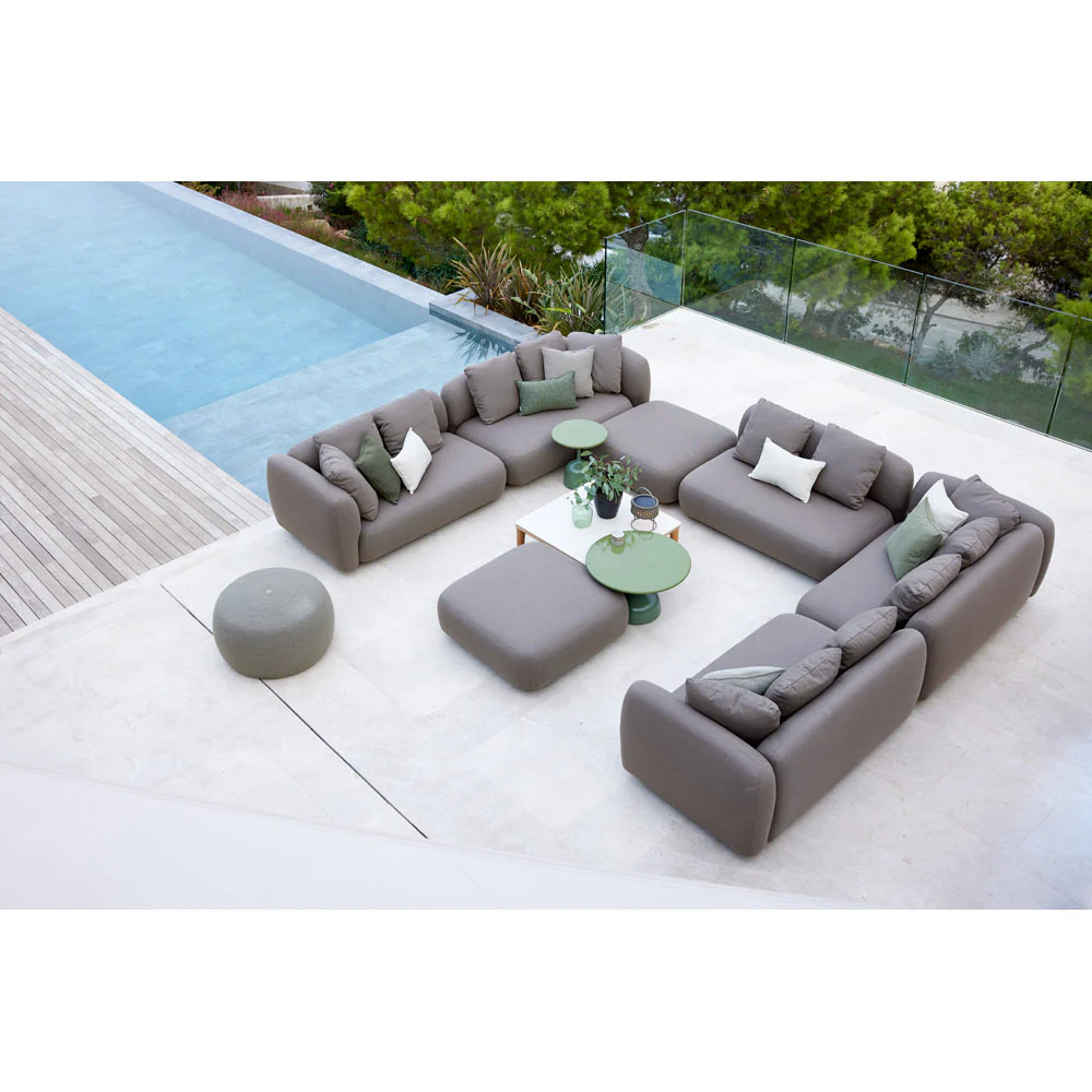 Capture Outdoor Corner Sofa With Chaise Lounge - Light Gray - Image 3