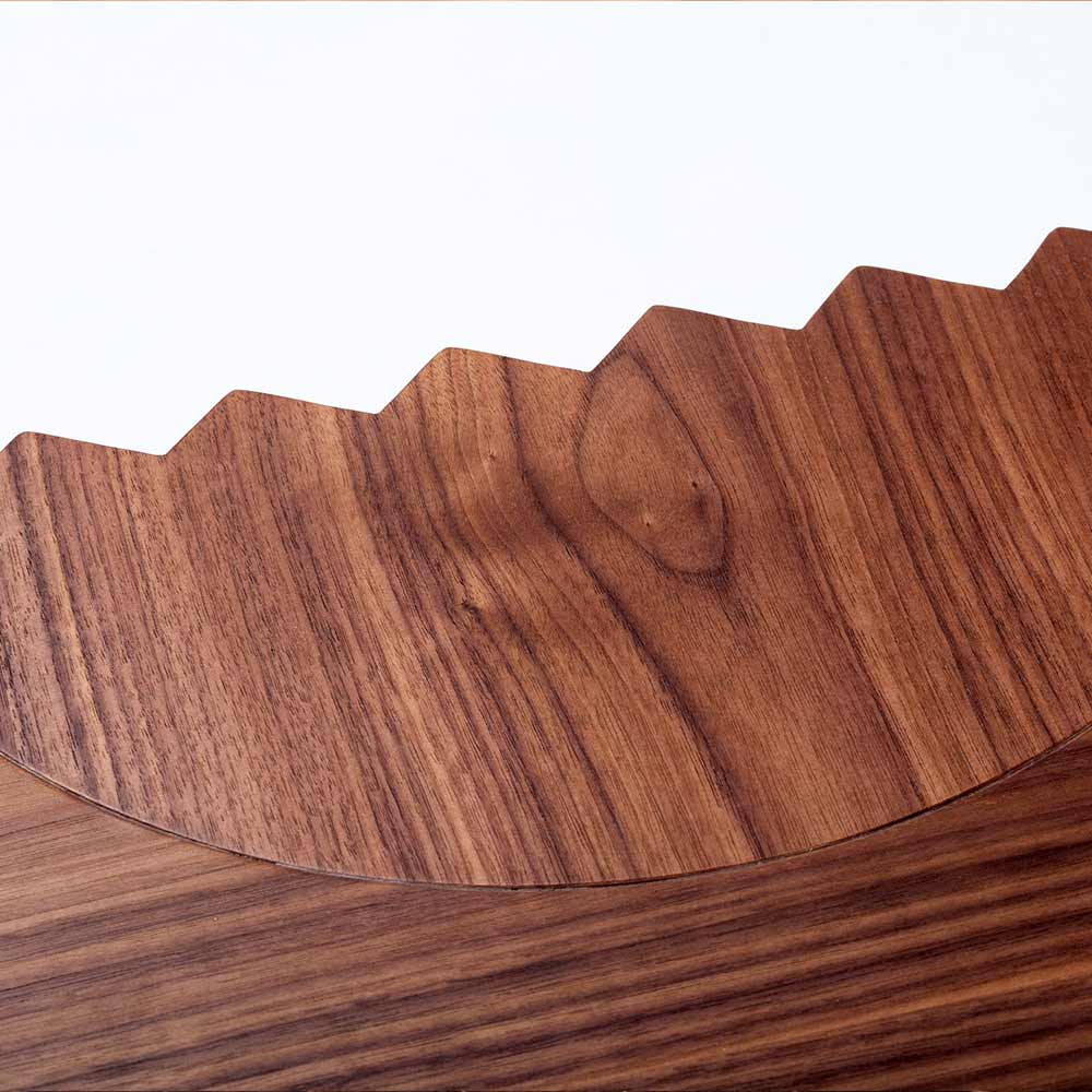 Caravel Wood Center Table - Walnut - Image 4
