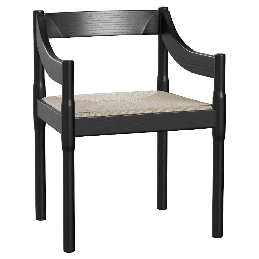 Carimate Chair - Black Colored Ash