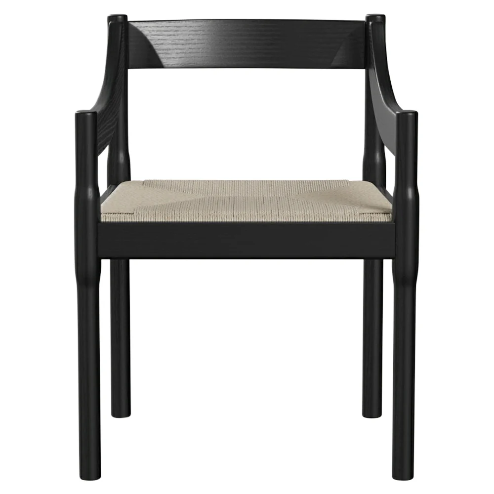 Carimate Chair - Black Colored Ash - Image 2