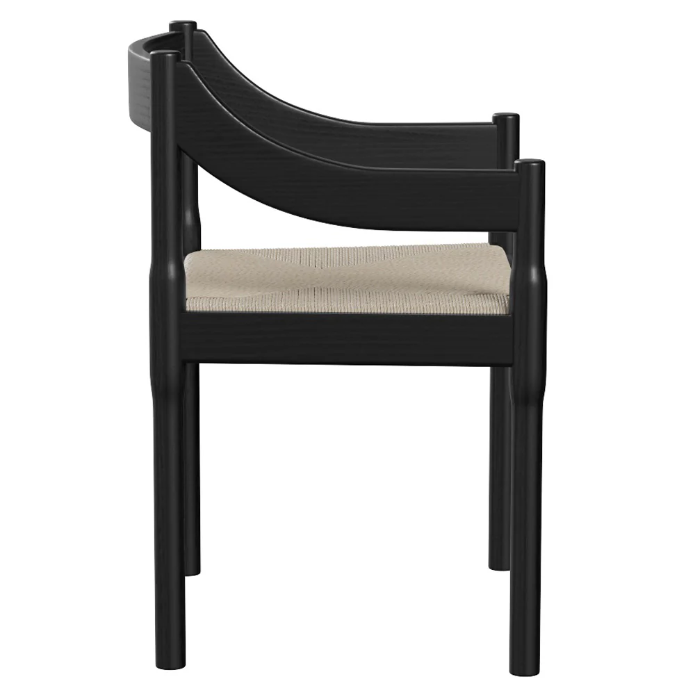 Carimate Chair - Black Colored Ash - Image 3