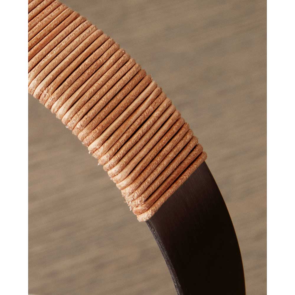 Carrie Portable LED Lamp - Bronzed Brass, Leather - Image 3