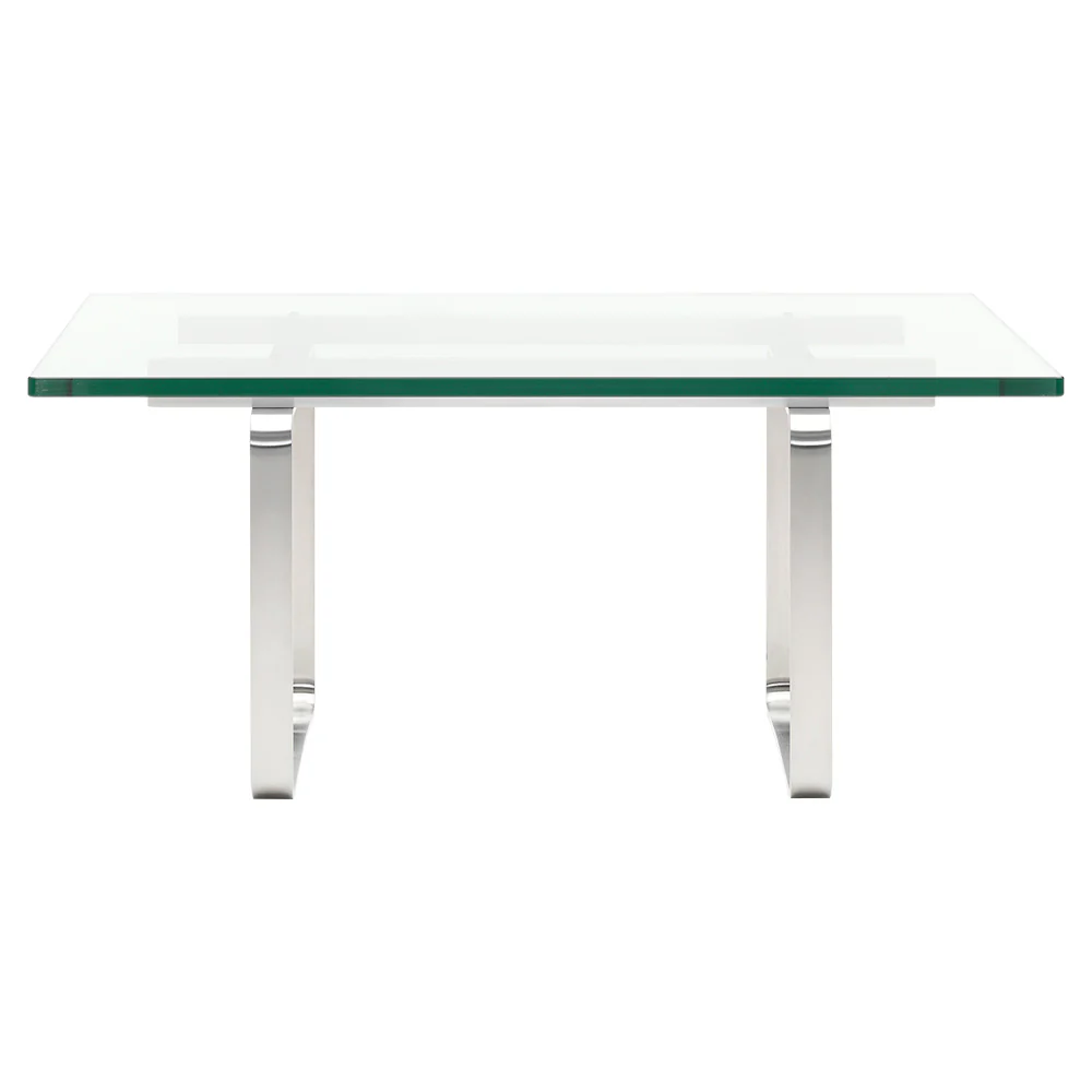 CH106/CH108 Coffee Table - Glass, Stainless Steel