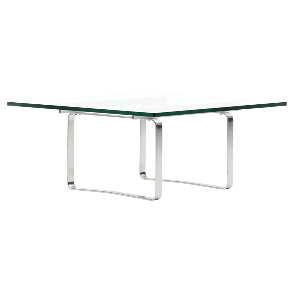 CH106/CH108 Coffee Table - Glass, Stainless Steel - Image 2