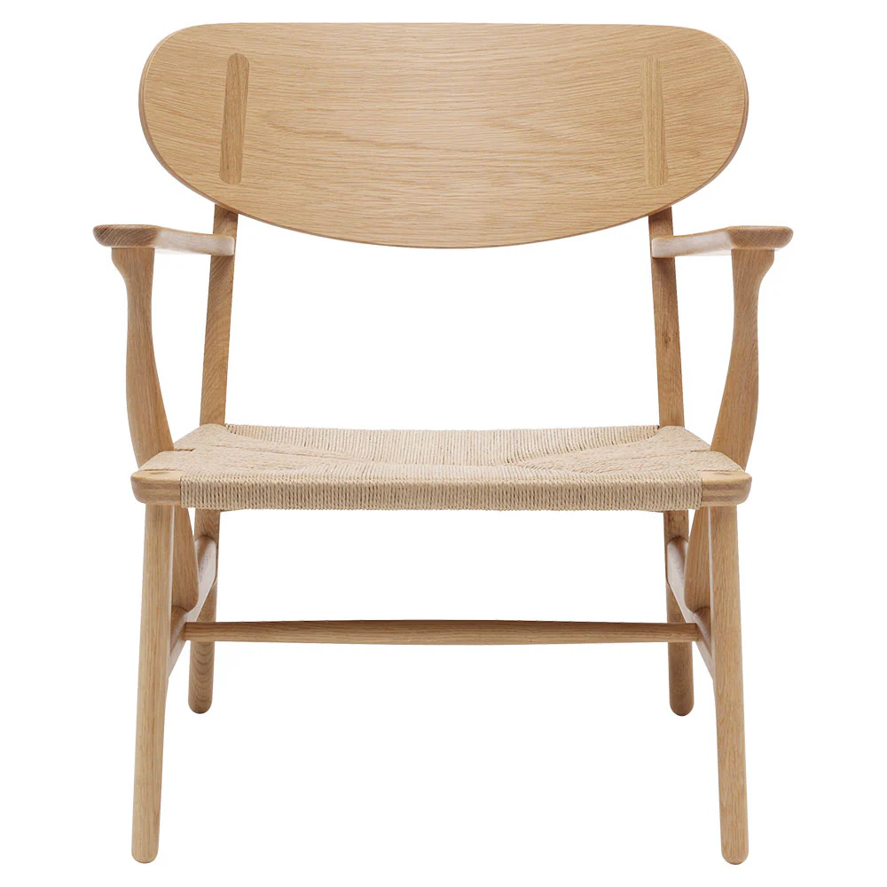CH22 Lounge Chair - Oak