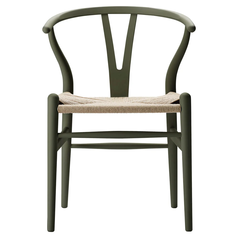 CH24 Wishbone Dining Chair - Seaweed