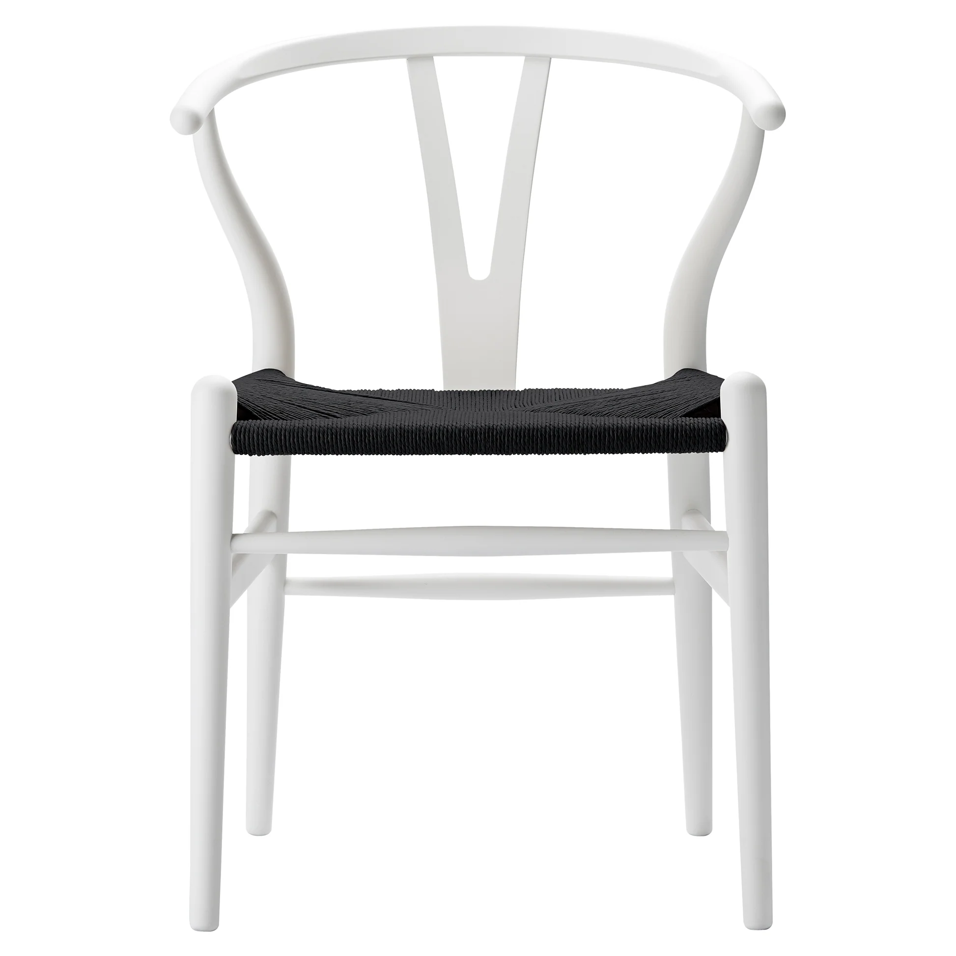 CH24 Wishbone Dining Chair - Natural White - Image 4
