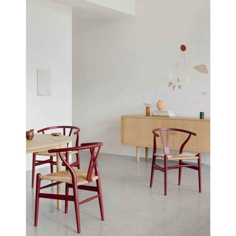 CH24 Wishbone Dining Chair - Falu - Image 6
