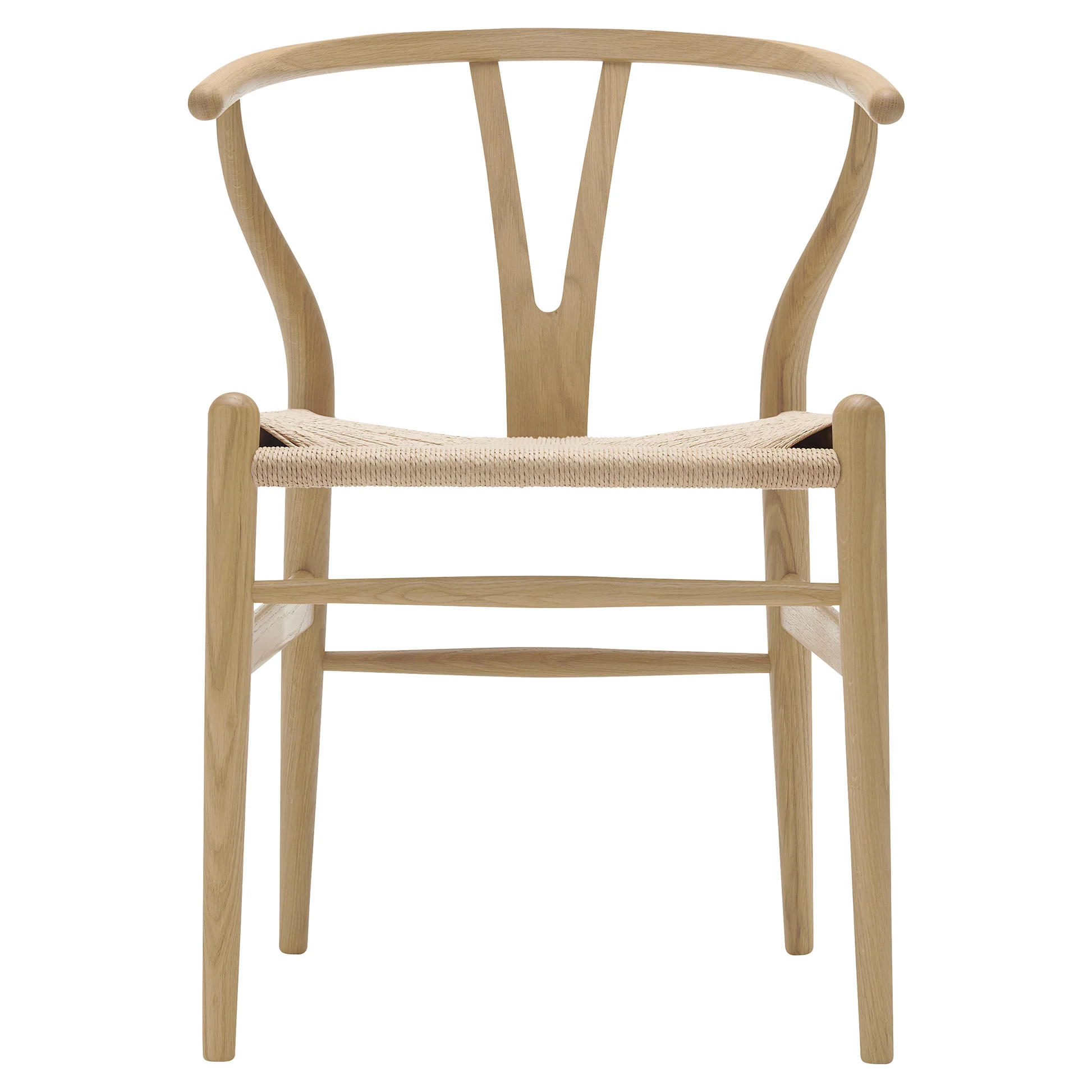 CH24 Wishbone Dining Chair - Natural Paper Cord, Oak Soap
