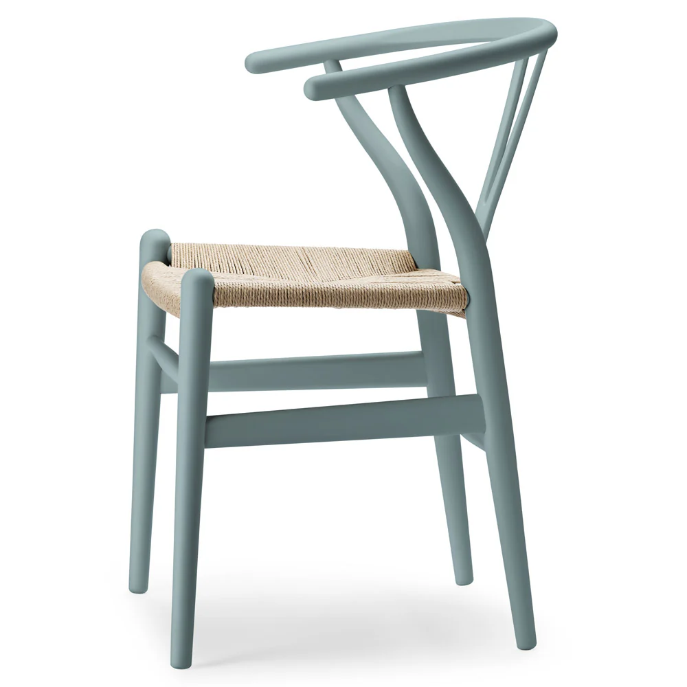 CH24 Wishbone Dining Chair - Pewter - Image 2