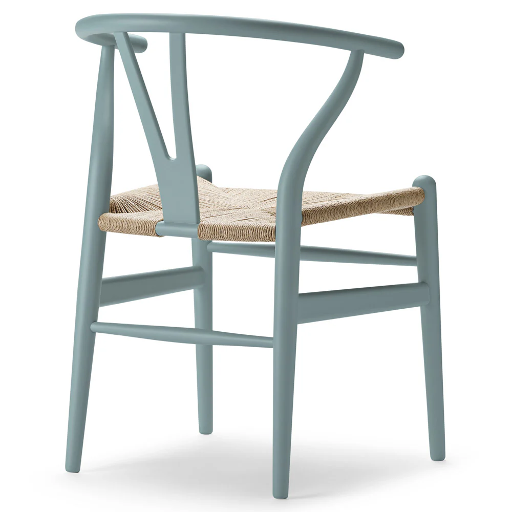 CH24 Wishbone Dining Chair - Pewter - Image 3