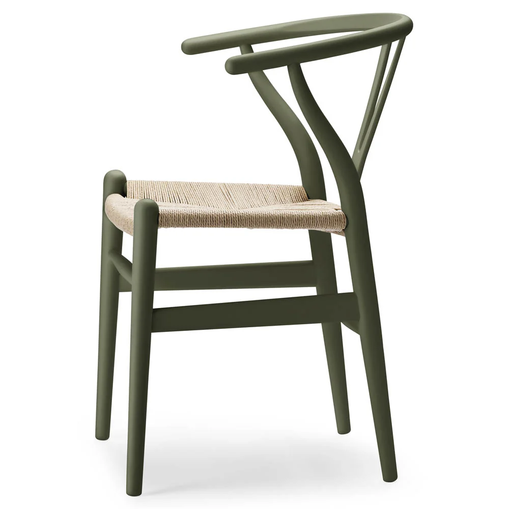 CH24 Wishbone Dining Chair - Seaweed - Image 2