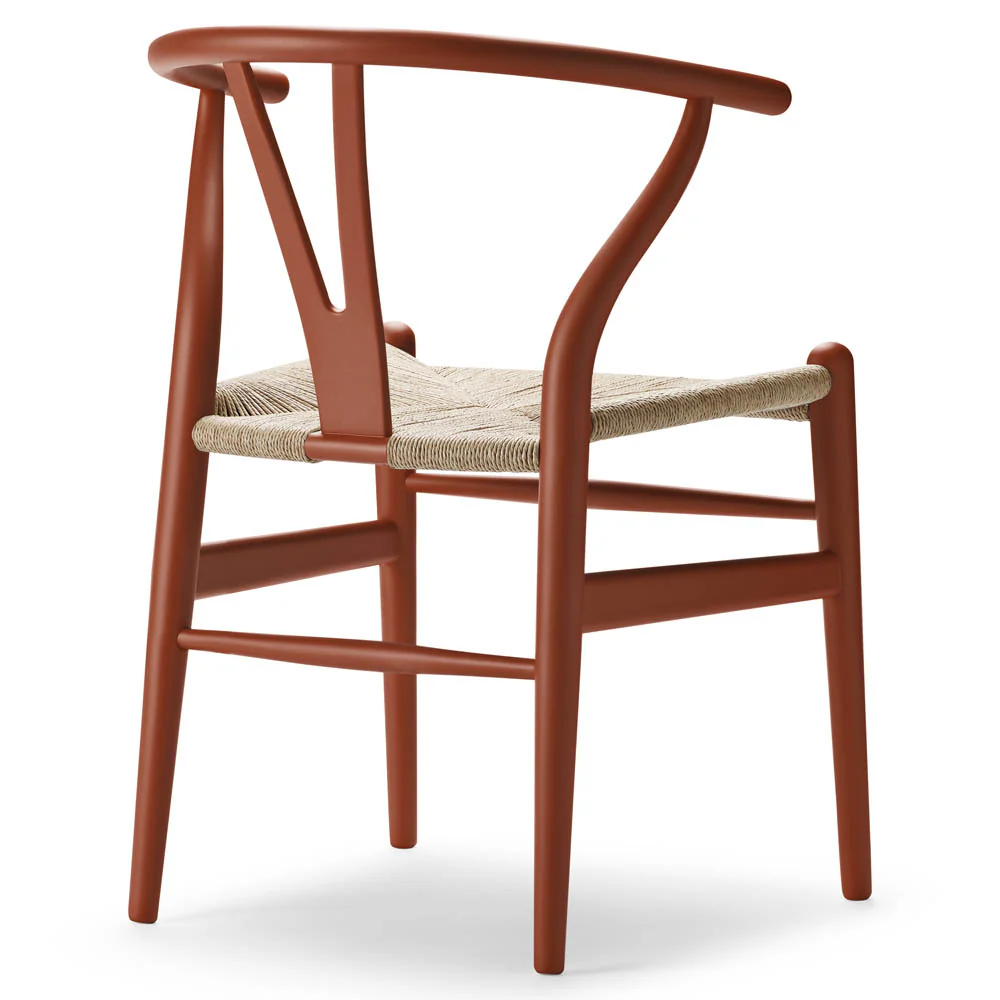 CH24 Wishbone Dining Chair - Terracotta - Image 3