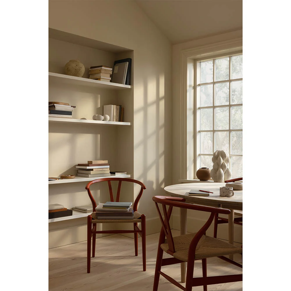 CH24 Wishbone Dining Chair - Terracotta - Image 6