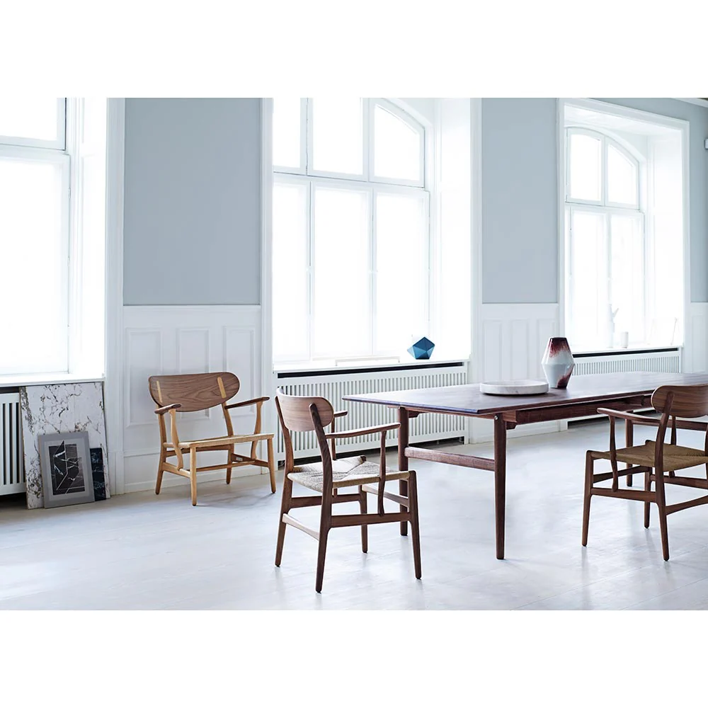 CH26 Dining Chair - Natural Paper Cord, Walnut - Image 4