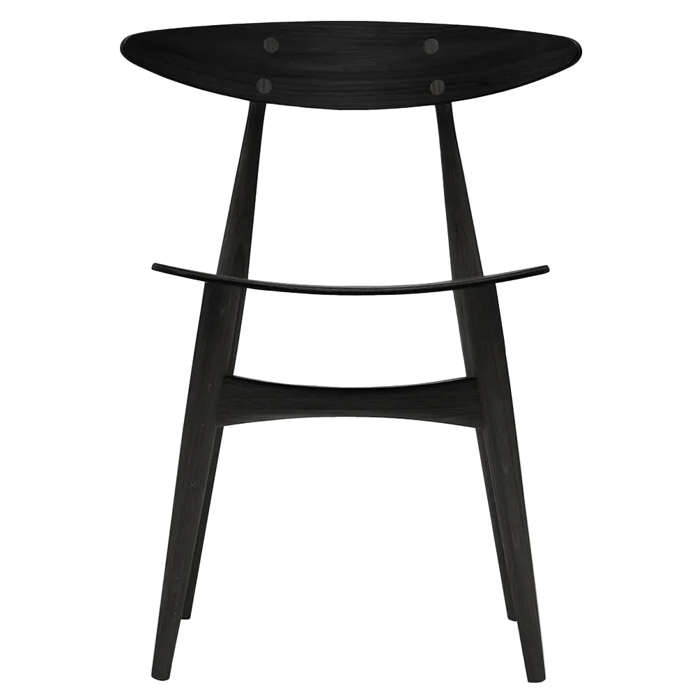 CH33T Dining Chair - Black Oak