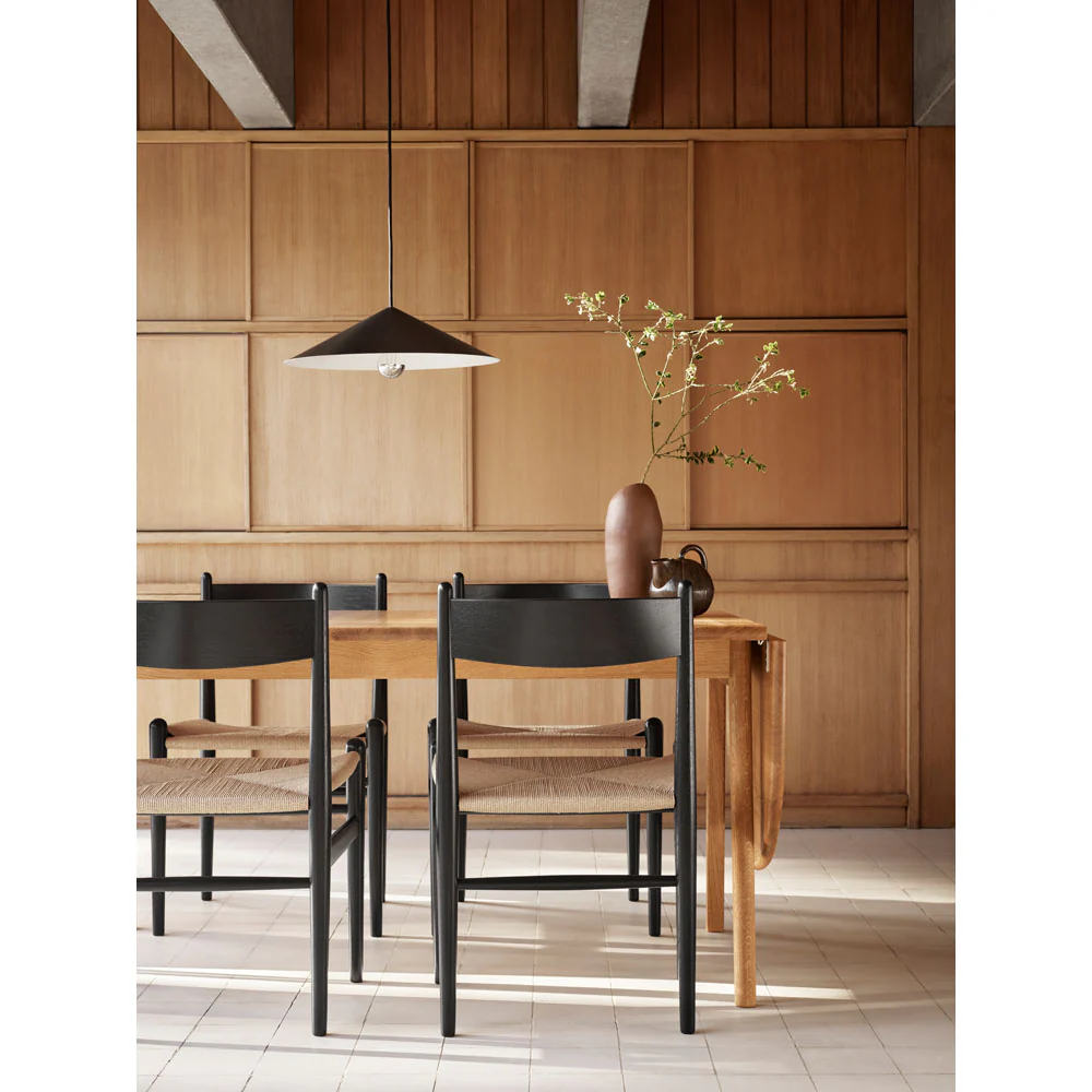 CH36 Dining Chair - Black Paper Cord - Image 3