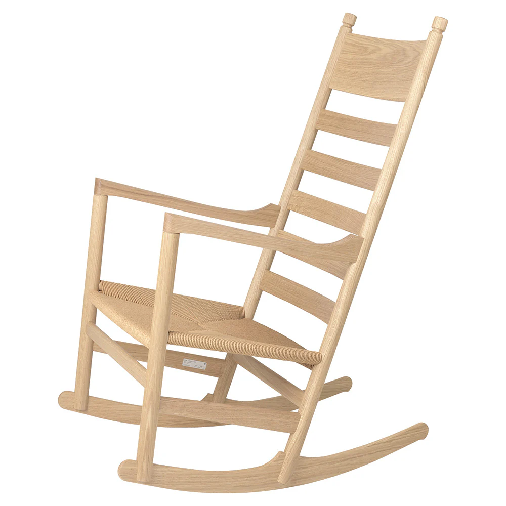 CH45 Rocking Chair - White Oil Oak - Image 2
