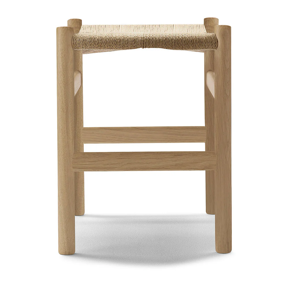 CH53 Footstool - Natural Paper Cord - Image 3