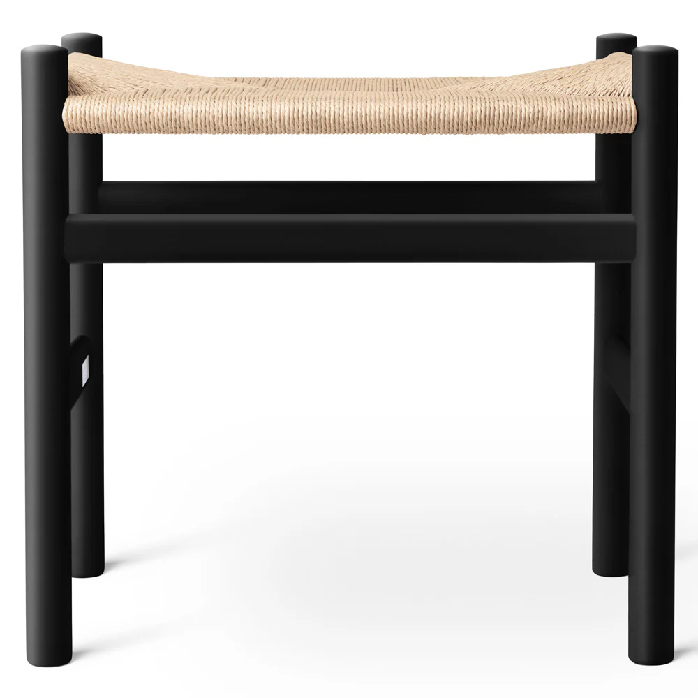 CH53 Footstool - Natural Paper Cord - Image 4