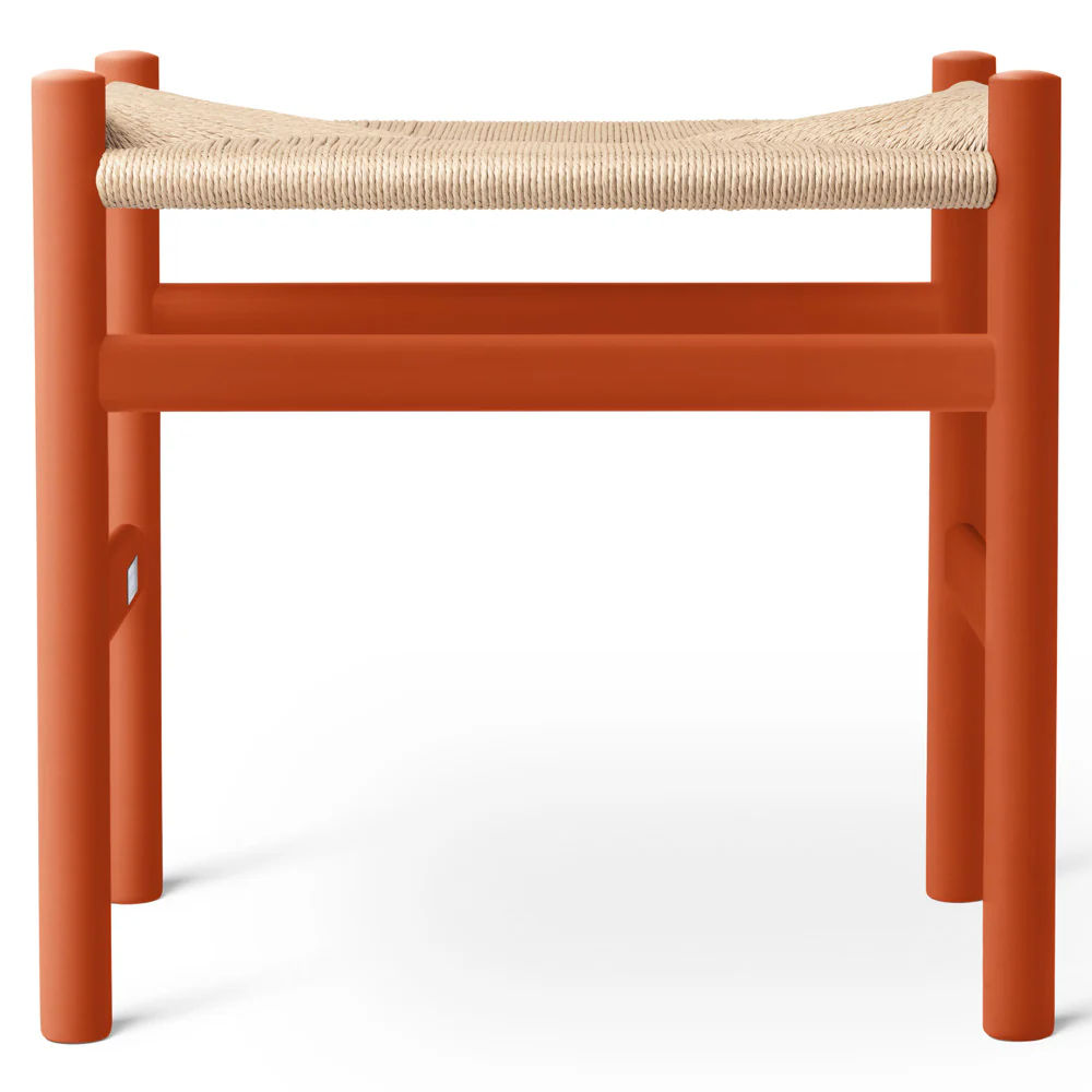 CH53 Footstool - Natural Paper Cord - Image 5