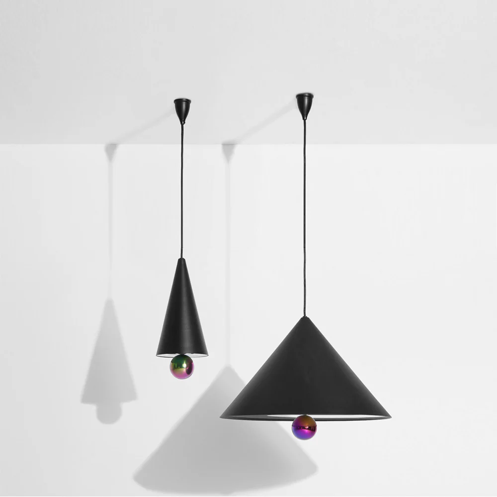 Cherry Large Pendant - Black, Rainbow - Image 3