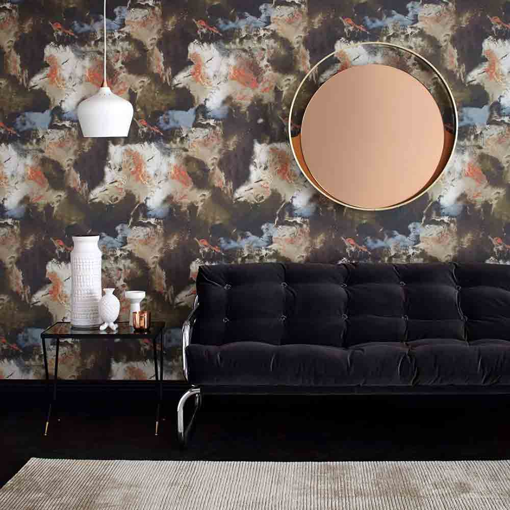 Cloudbusting Wallpaper - Peach - Image 3