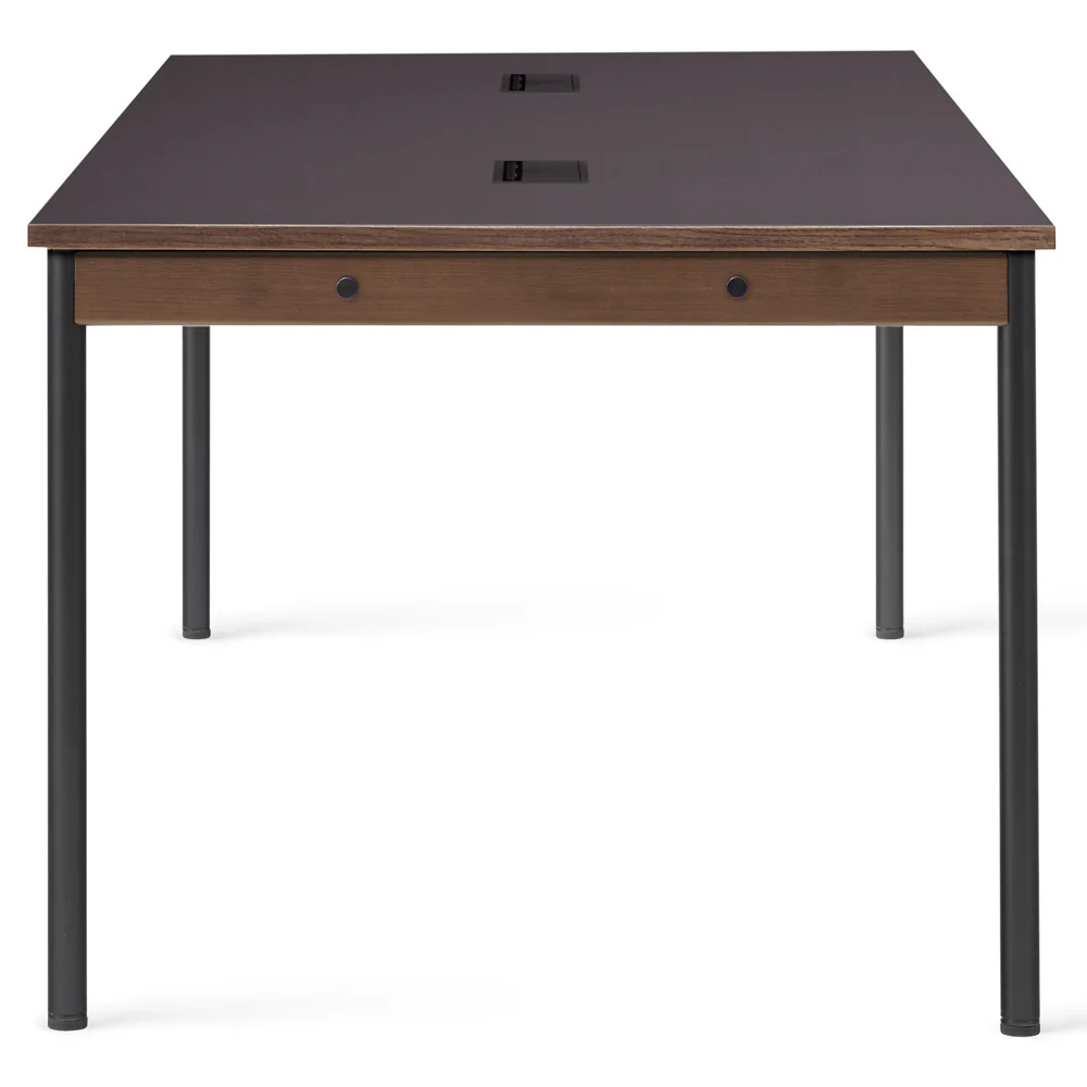 Co 94.5" Table Management - Black Base, Terra Laminate - Image 3