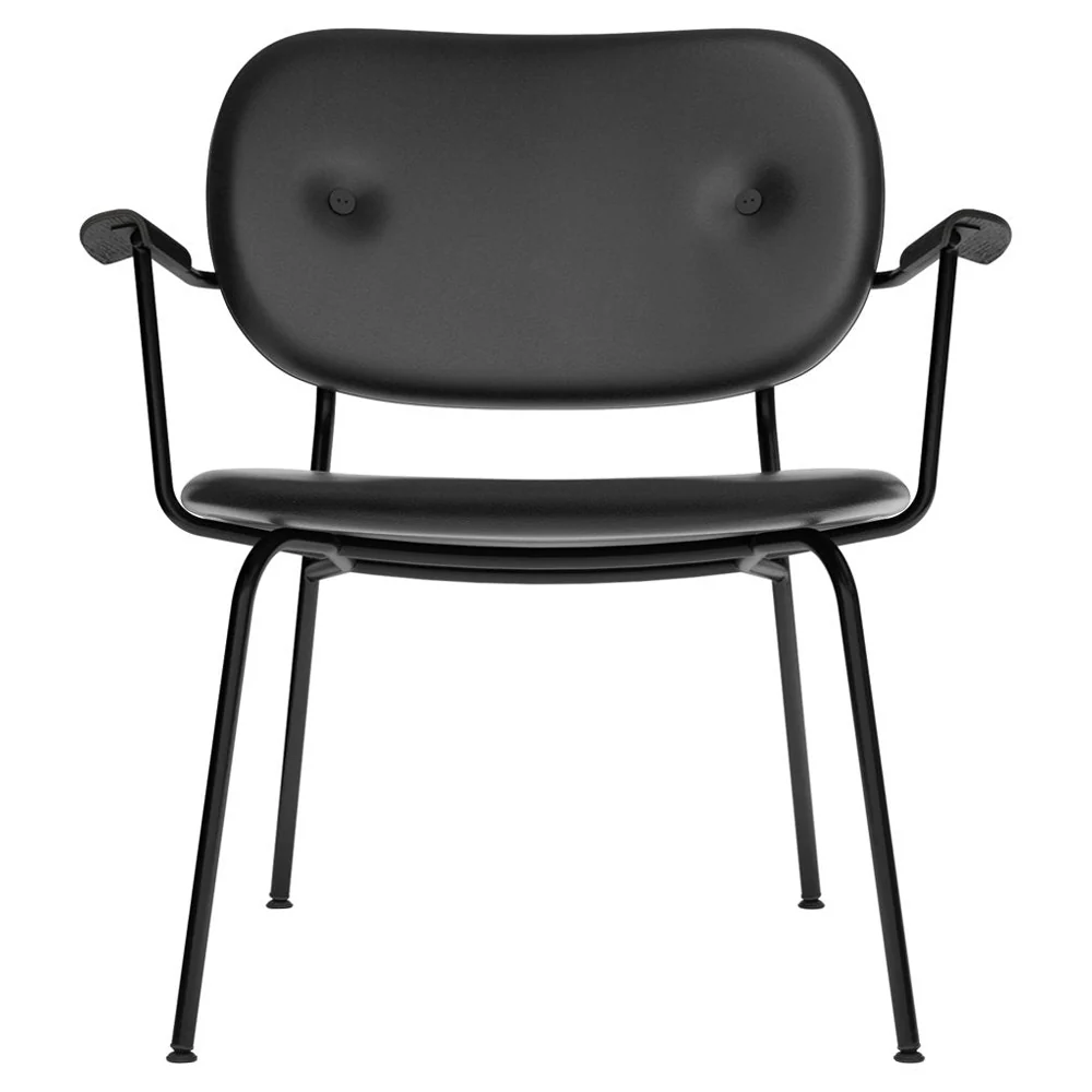 Co Fully Upholstered Lounge Chair - Black Oak - Image 2