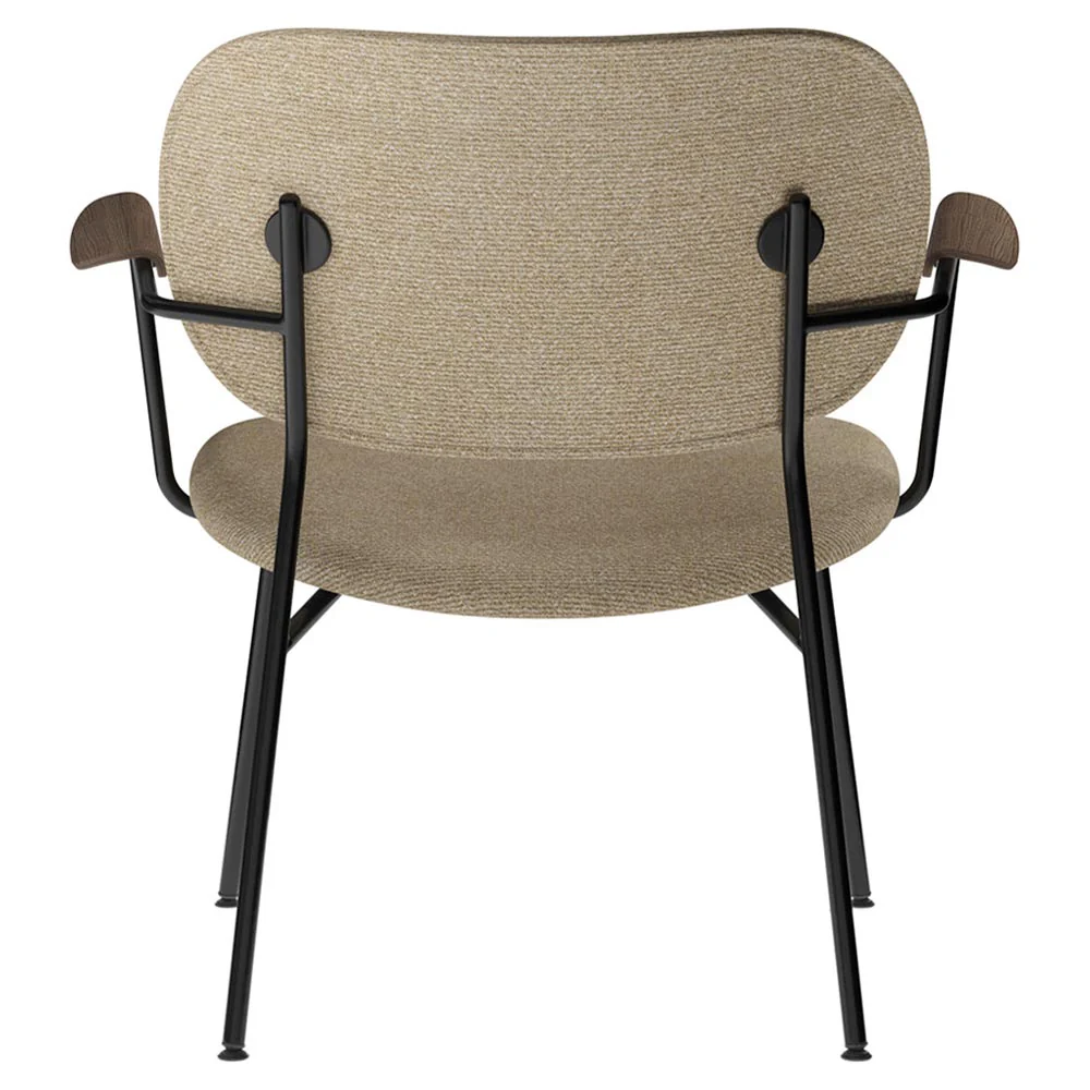 Co Fully Upholstered Lounge Chair - Dark Stained Oak - Image 3