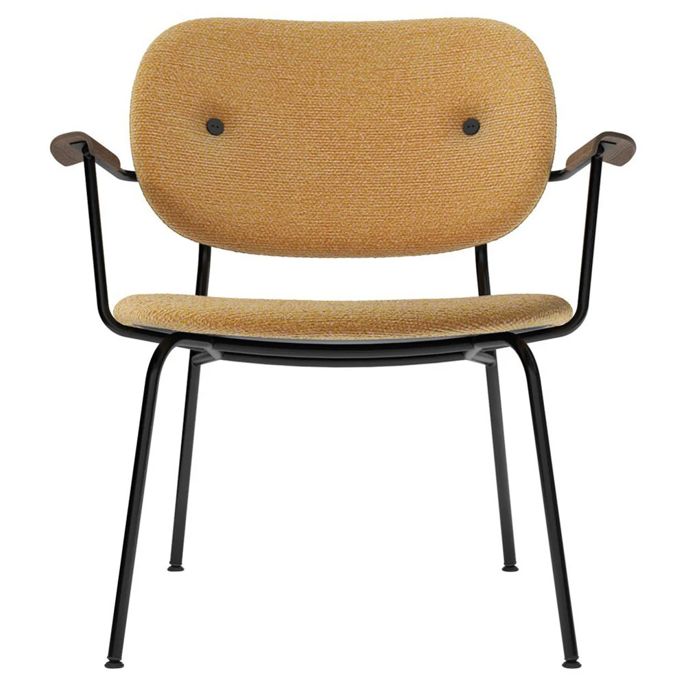 Co Fully Upholstered Lounge Chair - Dark Stained Oak - Image 4