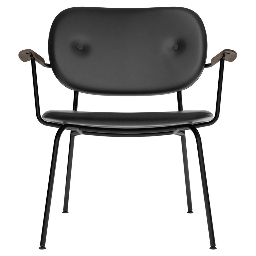 Co Fully Upholstered Lounge Chair - Dark Stained Oak - Image 5