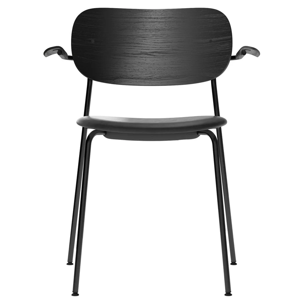 Co Seat Upholstered Dining Armchair - Black Oak - Image 2