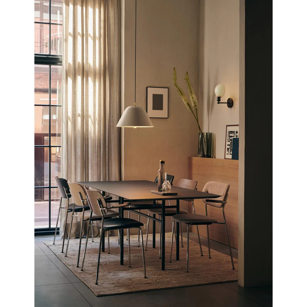 Co Seat Upholstered Dining Armchair - Dark Stained Oak - Image 8