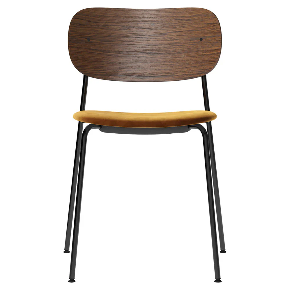 Co Seat Upholstered Dining Chair - Dark Stained Oak - Image 5
